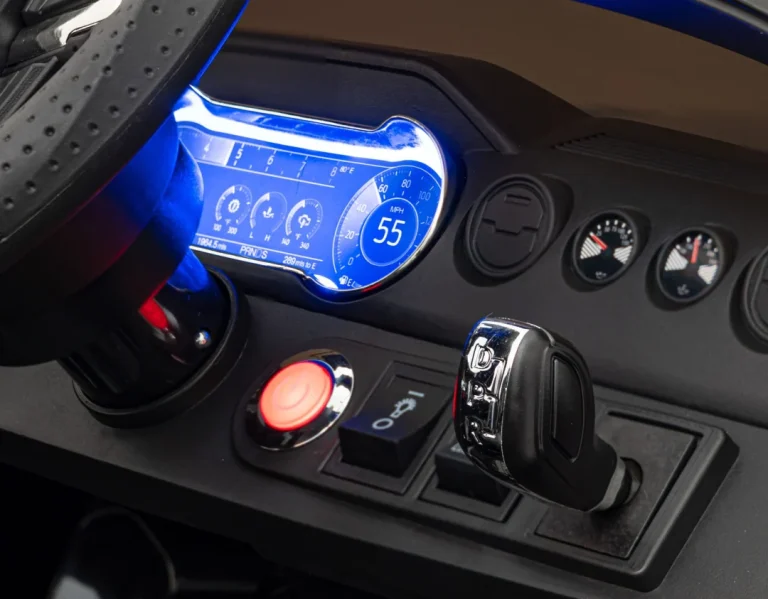 Ford Mustang Gt Dječji Automobil Na Baterije, Crni + Podešavanje Sjedala + Led Audio + Eva, Crna 13