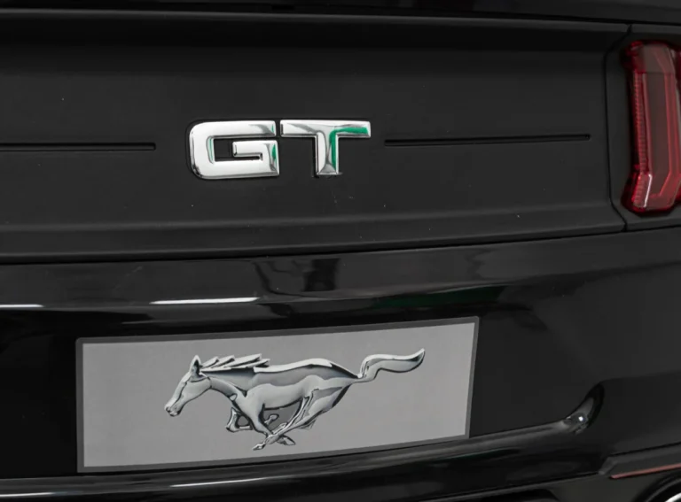 Ford Mustang Gt Dječji Automobil Na Baterije, Crni + Podešavanje Sjedala + Led Audio + Eva, Crna 21