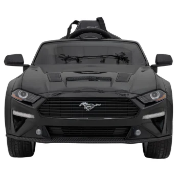 Ford Mustang Gt Dječji Automobil Na Baterije, Crni + Podešavanje Sjedala + Led Audio + Eva, Crna 4