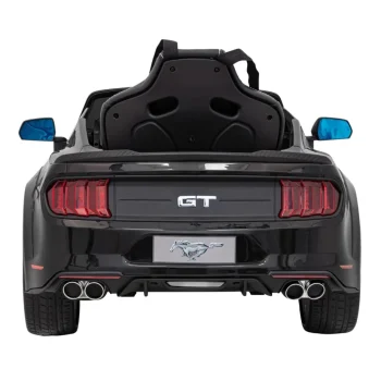 Ford Mustang Gt Dječji Automobil Na Baterije, Crni + Podešavanje Sjedala + Led Audio + Eva, Crna 7