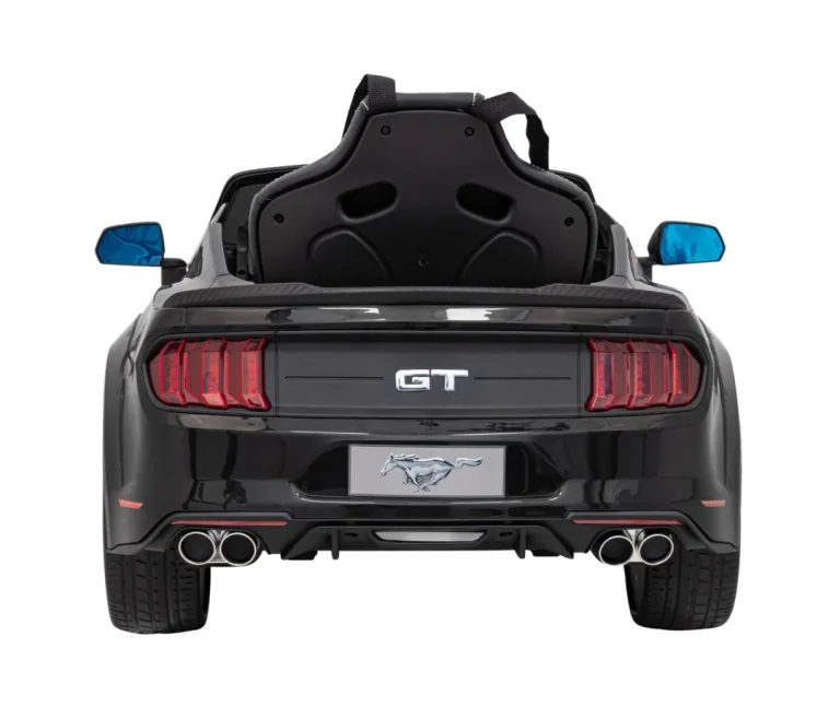 Ford Mustang Gt Dječji Automobil Na Baterije, Crni + Podešavanje Sjedala + Led Audio + Eva, Crna 7