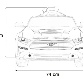 Ford Mustang Gt Auto Na Akumulator, Crveni 2