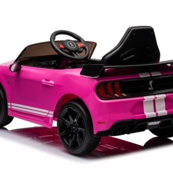 Ford Mustang Gt500 Shelby Ružičasti Auto Na Akumulator 7