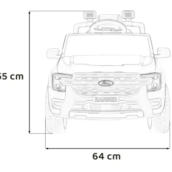 Ford Ranger Lift Plavo Vozilo 3