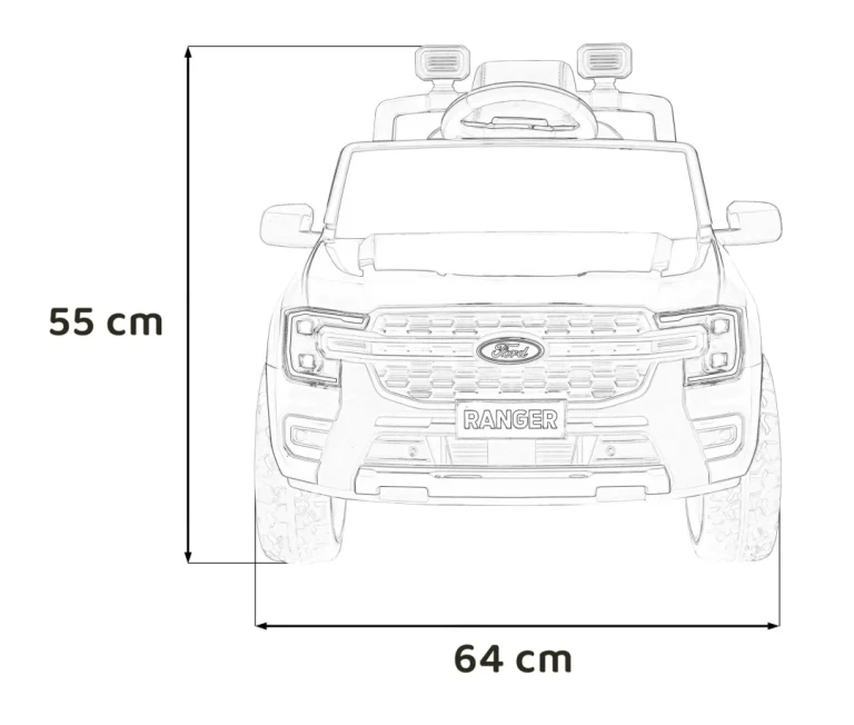 Ford Ranger Lift Plavo Vozilo 3