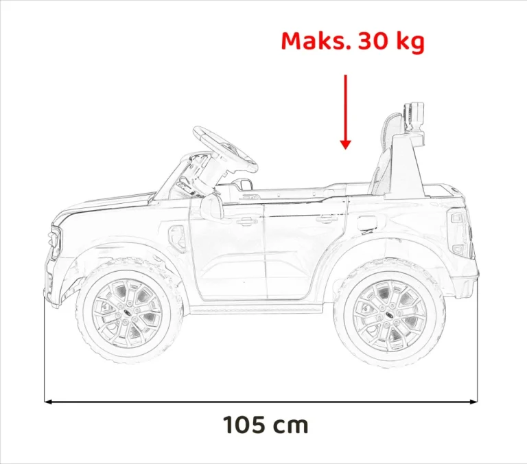 Ford Ranger Lift Plavo Vozilo 4