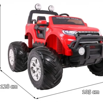 Ford Ranger Monster 4x4 Na Akumulator, Crveni 2