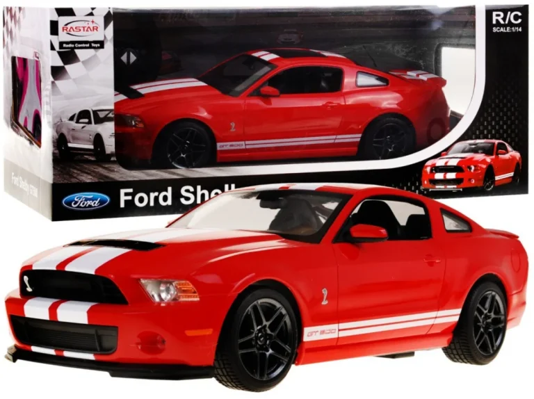 Ford Shelby Mustang Gt500 Crveni Rastar Model 1:14 Automobil Na Daljinsko Upravljanje, Crvena 1