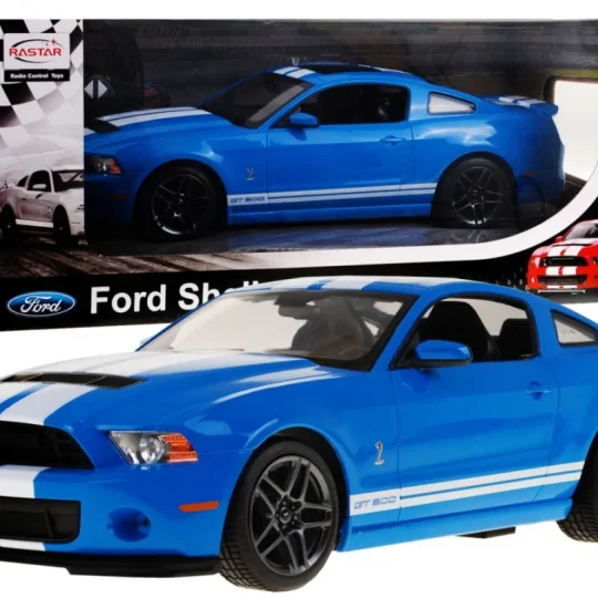 Ford Shelby Mustang Gt500 Plavi Rastar Model 1:14 Automobil Na Daljinsko Upravljanje, Plava 1
