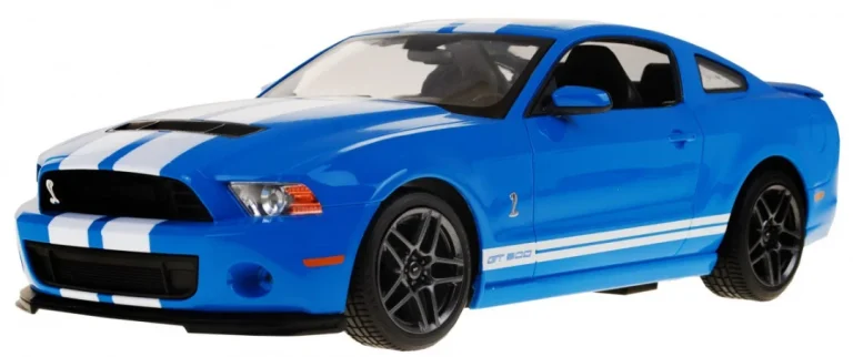 Ford Shelby Mustang Gt500 Plavi Rastar Model 1:14 Automobil Na Daljinsko Upravljanje, Plava 2