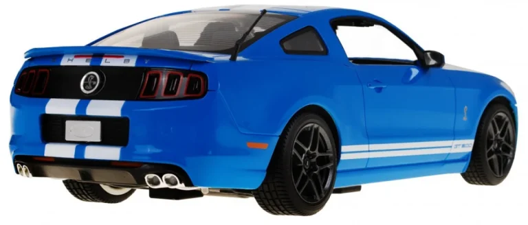 Ford Shelby Mustang Gt500 Plavi Rastar Model 1:14 Automobil Na Daljinsko Upravljanje, Plava 3