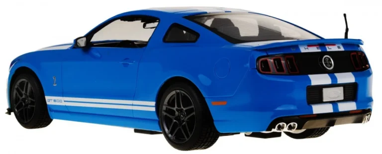 Ford Shelby Mustang Gt500 Plavi Rastar Model 1:14 Automobil Na Daljinsko Upravljanje, Plava 4