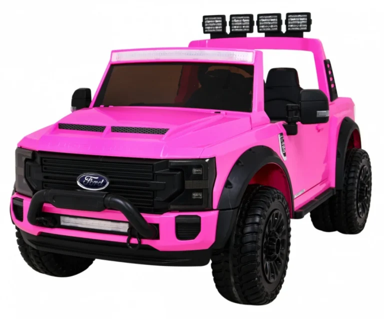 Ford Super Duty Kamionet Na Akumulator, Ružičasti 1