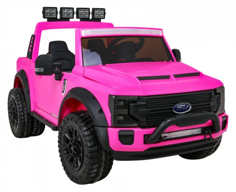 Ford Super Duty Kamionet Na Akumulator, Ružičasti 10