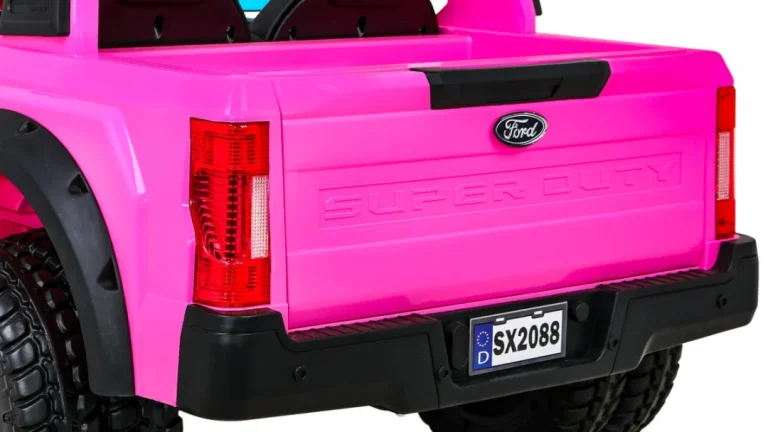 Ford Super Duty Kamionet Na Akumulator, Ružičasti 13