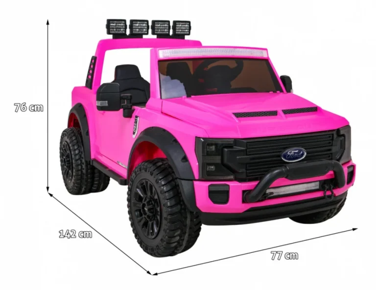 Ford Super Duty Kamionet Na Akumulator, Ružičasti 2
