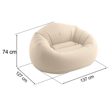 Fotelja Na Napuhavanje 137 × 127 × 74 Cm Bestway 66505 7
