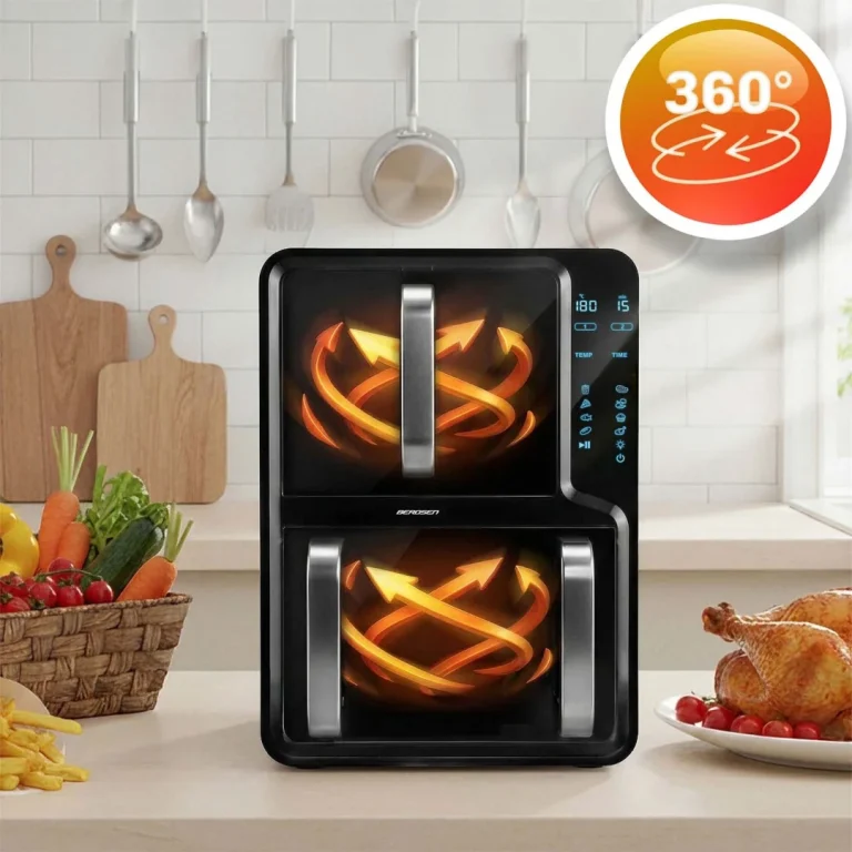Friteza Na Vrući Zrak 12 L Dvostruka Komora Berdsen Bd 664 2800 W 10