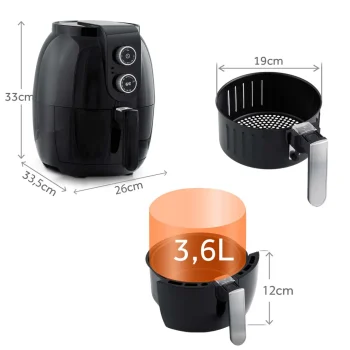 Friteza Na Vrući Zrak 3,6 L Berdsen Bd 650 2