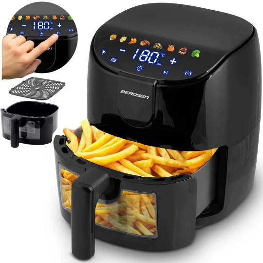Friteza Na Vrući Zrak 4 L Berdsen Bd 658 1500 W Crni 1