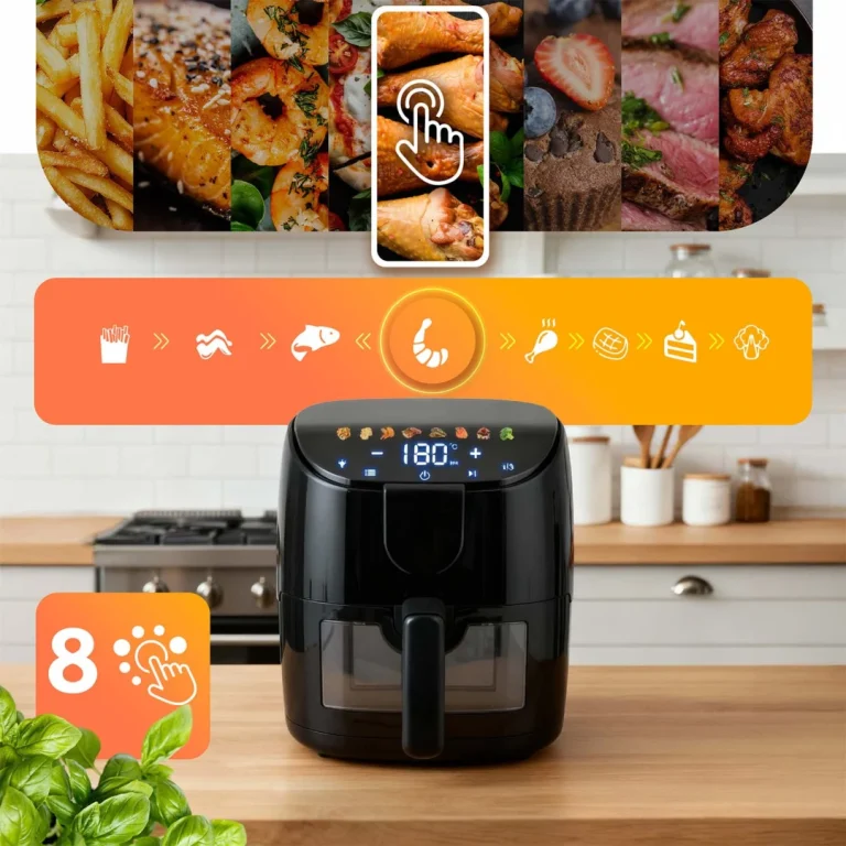 Friteza Na Vrući Zrak 4 L Berdsen Bd 658 1500 W Crni 9