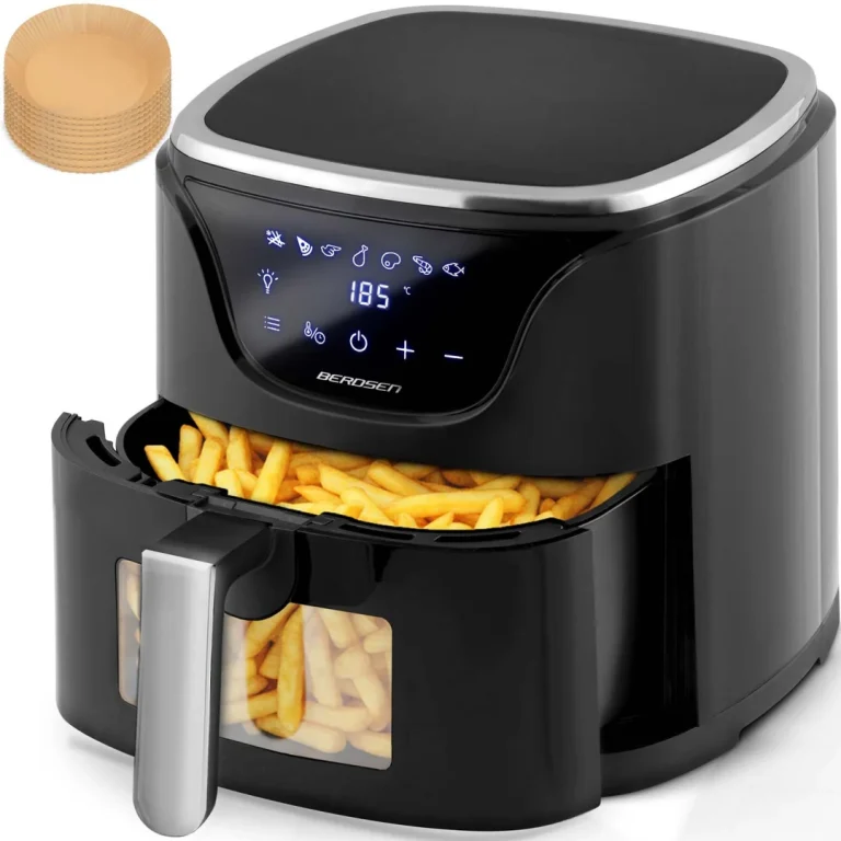 Friteza Na Vrući Zrak 5 L Berdsen Bd 652 Crno Srebrni 15
