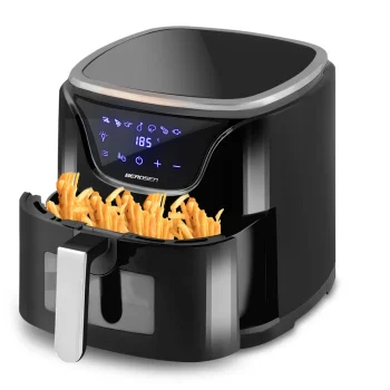 Friteza Na Vrući Zrak 5 L Berdsen Bd 652 Crno Srebrni 3