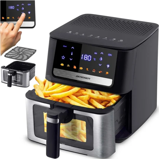 Friteza Na Vrući Zrak 6,5 L Berdsen Bd 655 1700 W Crni 1
