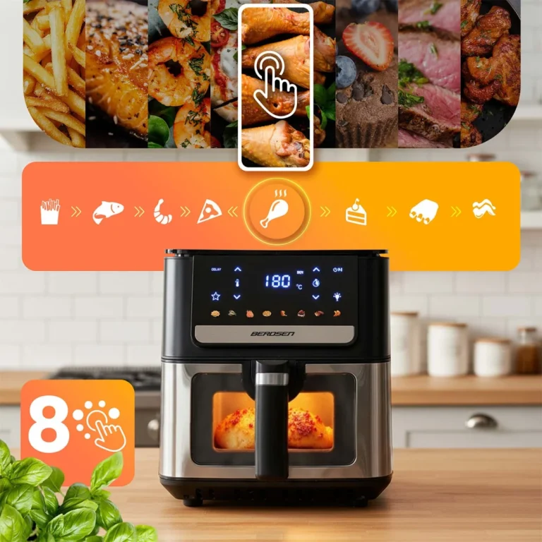 Friteza Na Vrući Zrak 6,5 L Berdsen Bd 655 1700 W Crni 9