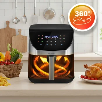 Friteza Na Vrući Zrak 8 L Berdsen Bd 659 1700 W Srebrni 12