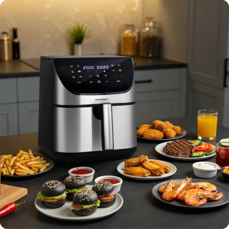 Friteza Na Vrući Zrak 8 L Berdsen Bd 659 1700 W Srebrni 6