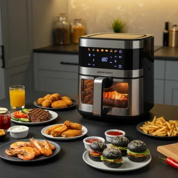 Friteza Na Vrući Zrak 9,1 L Berdsen Bd 656 1700 W Srebrni 13