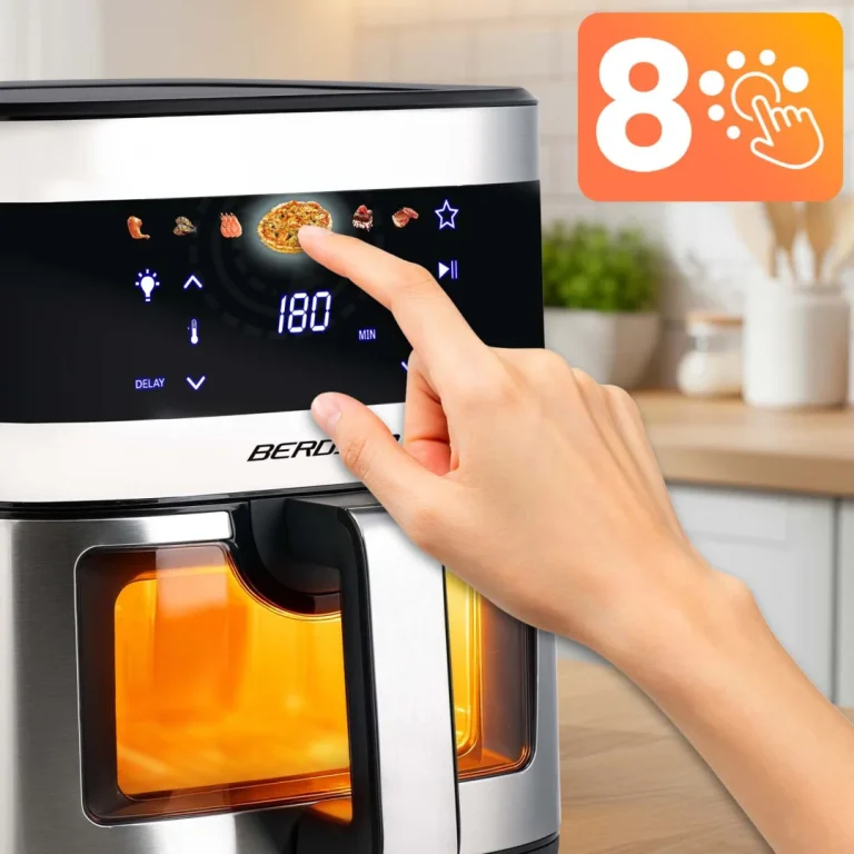 Friteza Na Vrući Zrak 9,1 L Berdsen Bd 656 1700 W Srebrni 5