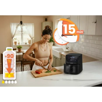 Friteza Na Vrući Zrak Berdsen Bd 660 Crni 9