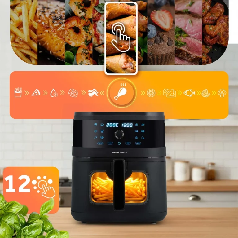 Friteza Na Vrući Zrak Berdsen Bd 661 Crni 7