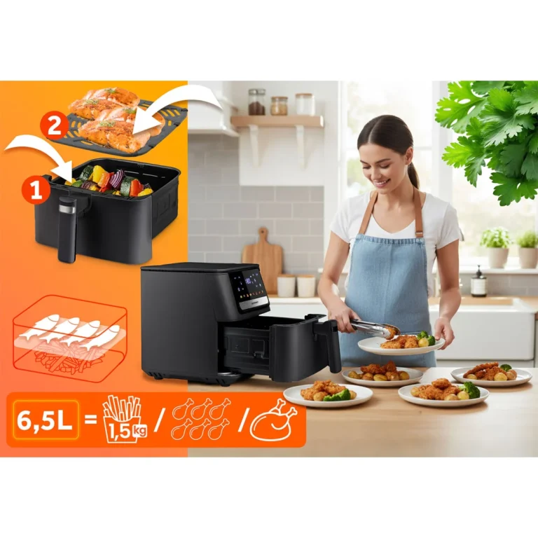 Friteza Na Vrući Zrak Berdsen Bd 662 Crni 8