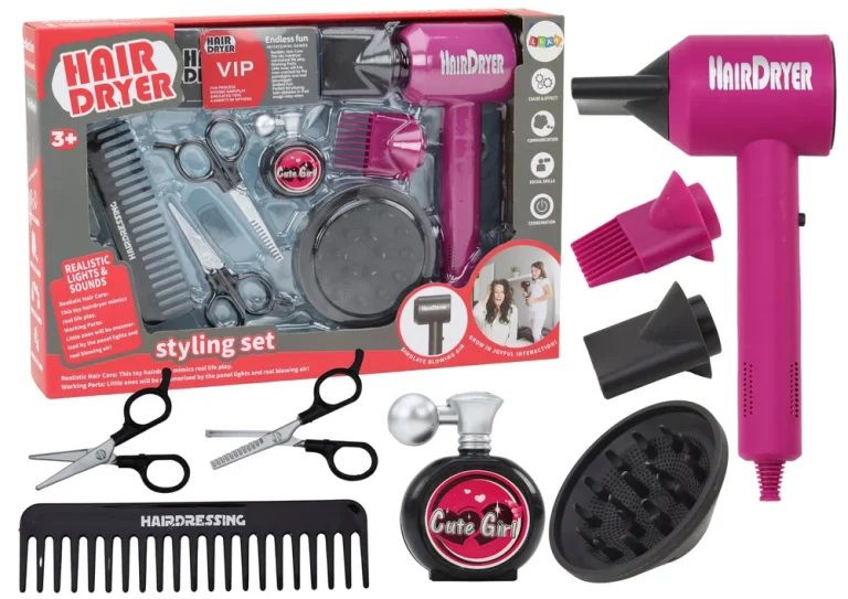 Frizerski Set Za Kozmetički Salon, Sušilo Za Kosu, 10 Dijelova 1