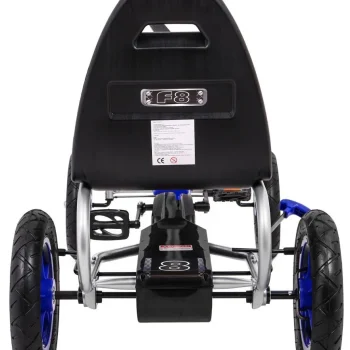 Full Ahead Air Pedalni Go Kart Za Djecu 3+ Plavi + Podesivo Sjedalo + Napuhani Kotači + Ručna Kočnica 6