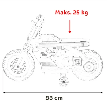 Future 88 Bijelo Motorno Vozilo Motor Na Akumulator 3