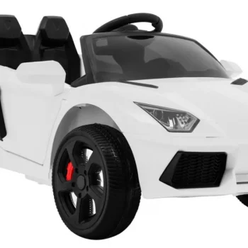 Future Dječji Automobil Na Baterije Bijeli + Daljinski Upravljač + Spori Start + Mp3 Usb + Led, Bijela 10