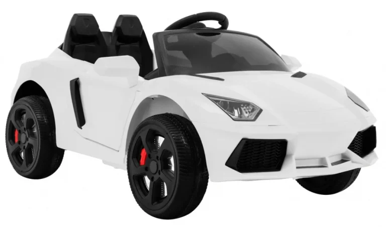 Future Dječji Automobil Na Baterije Bijeli + Daljinski Upravljač + Spori Start + Mp3 Usb + Led, Bijela 10