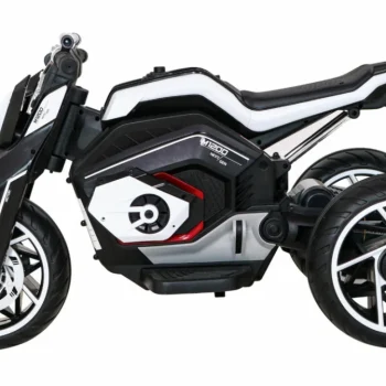 Future Dječji Motocikl Na Baterije, Bijeli + Audio Ploča + Spori Start + Eva Kotači, Bijela Motor Na Akumulator 4