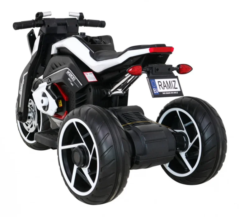 Future Dječji Motocikl Na Baterije, Bijeli + Audio Ploča + Spori Start + Eva Kotači, Bijela Motor Na Akumulator 5