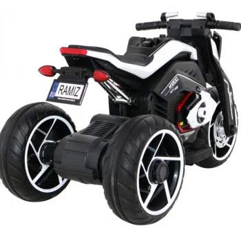 Future Dječji Motocikl Na Baterije, Bijeli + Audio Ploča + Spori Start + Eva Kotači, Bijela Motor Na Akumulator 7