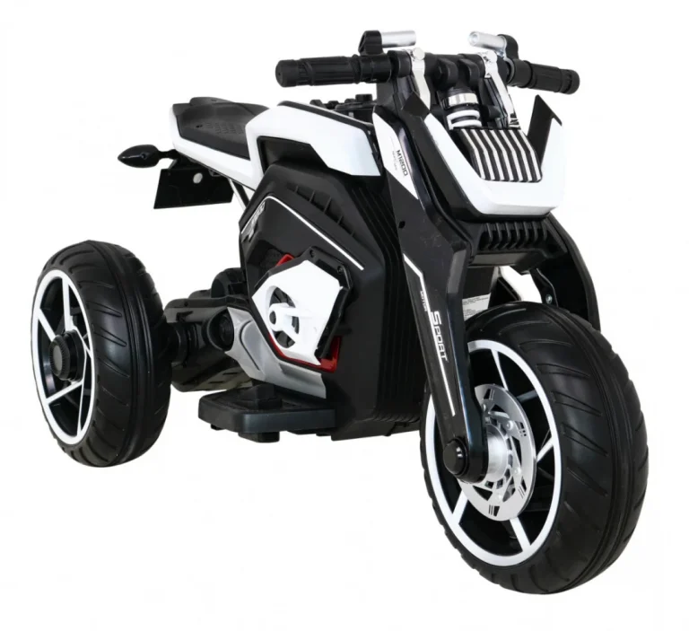 Future Dječji Motocikl Na Baterije, Bijeli + Audio Ploča + Spori Start + Eva Kotači, Bijela Motor Na Akumulator 8