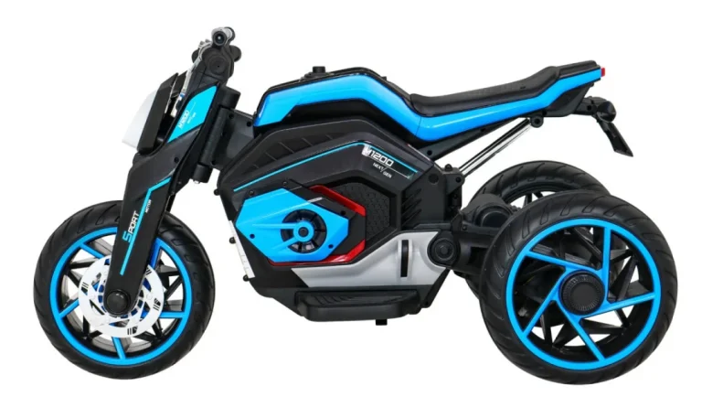 Future Motocikl Na Akumulator Za Djecu, Plavi Motor Na Akumulator 4