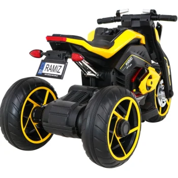 Future Motor Na Baterije Za Djecu žuti + Audio Ploča + Spori Start + Eva Kotači, žuta Motor Na Akumulator 7