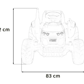 Grow 1804 Traktor Na Akumulator Crveni 2