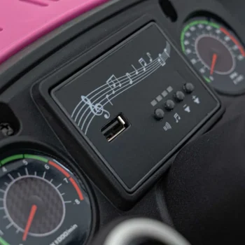 Grow 1804 Traktor Na Akumulator Ružičasti 12