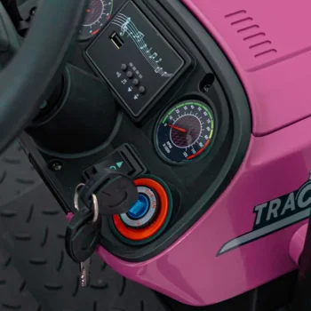 Grow 1804 Traktor Na Akumulator Ružičasti 13